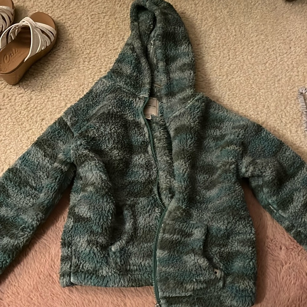 Camo jacket, fluffy
